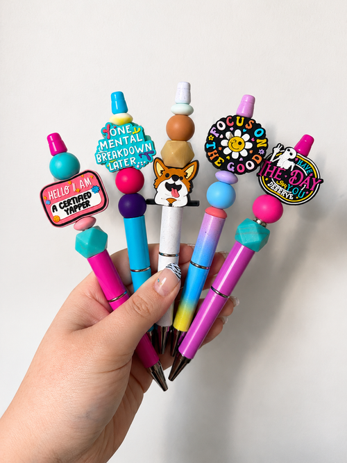 Beaded pens