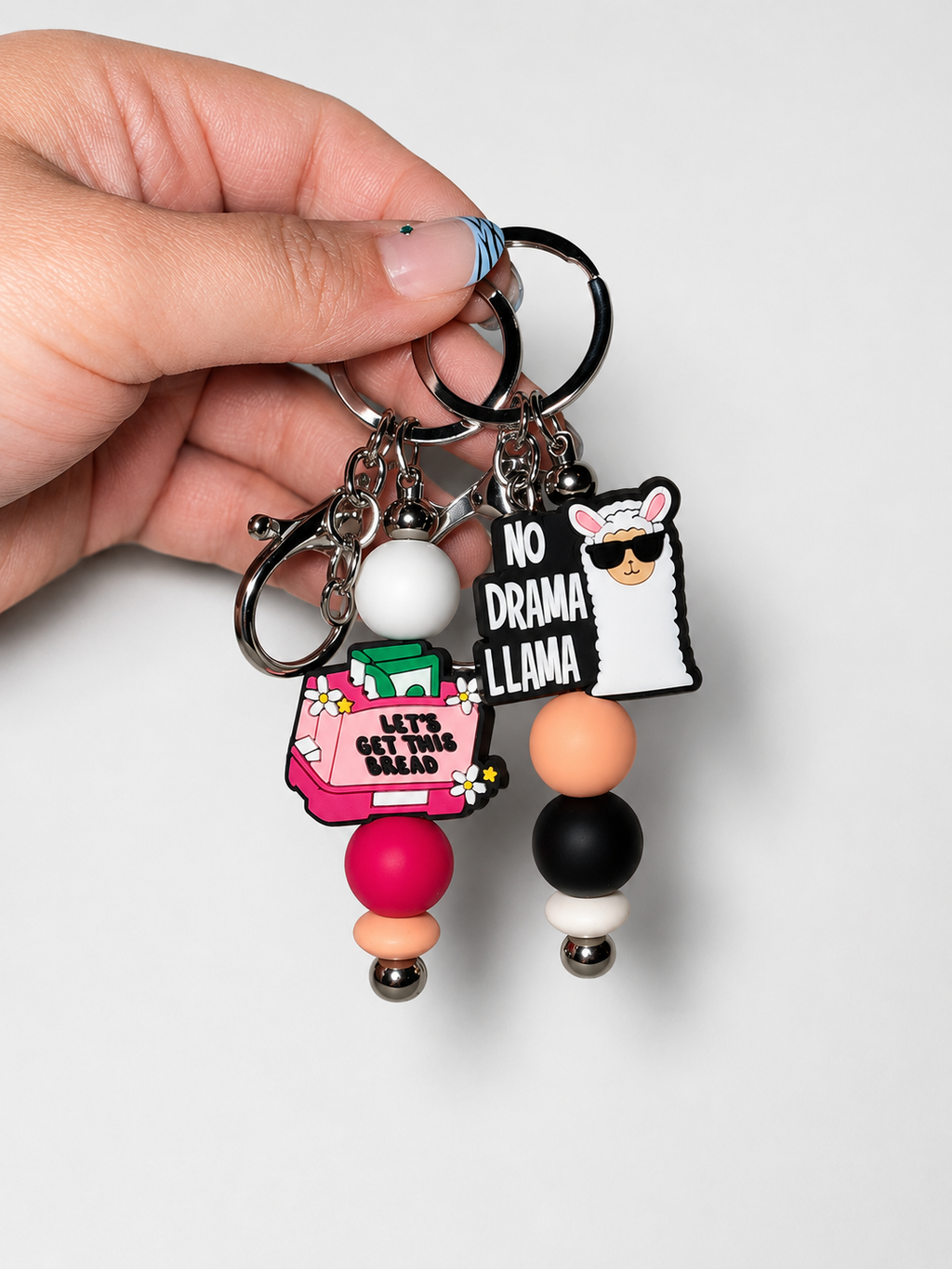 Beaded keychains